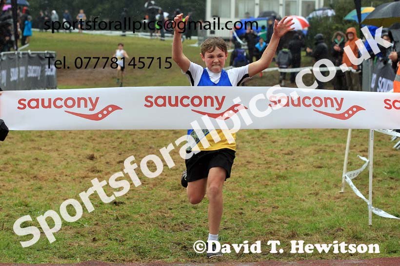 Boys Under-13s 2023 National Cross Country Relays, Berry Hill Park, Mansfield.  Photo: David T. Hewitson/Sports for All Pics